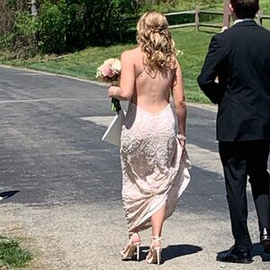 Elegant Backless Gown